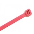 Kable Kontrol Kable Kontrol® Zip Ties - 4" Long - 1000 Pc Pk - Fluorescent Pink color - Nylon - 18 Lbs Tensile Strength CT504FL-FLUORESCENT PINK